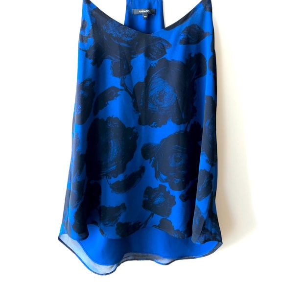 Abstract Floral Dressy Tank - Picture 2 of 10